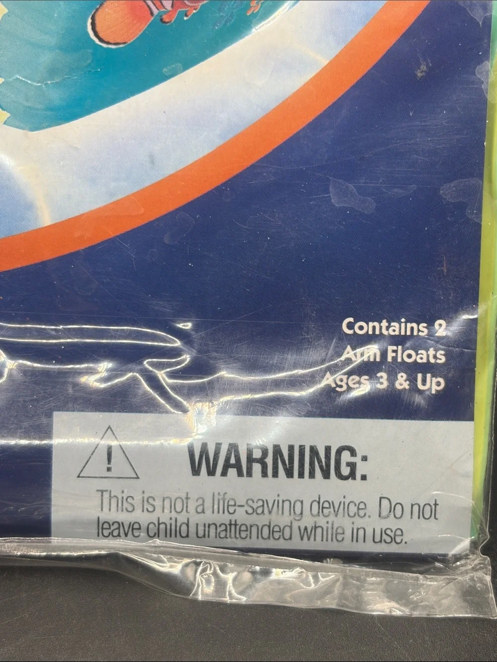 2008 Pixar Finding Nemo Arm Floats Floaties Original Package Y2K Pool Accessory